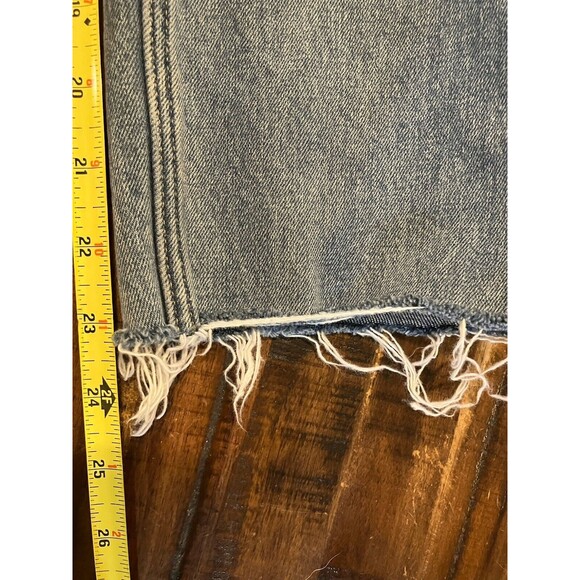 Everlane The Original Cheeky Jeans Womens Size 26 Cropped Distressed Hem - Picture 4 of 7